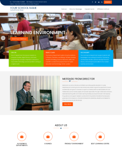 School website design King Yomi Agency Digital solution